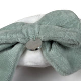 Ninnaoh Cappello tinta unita con Fiocco Bianco/Verde per Neonata PR219758 BIANCO/VERDE NINNAOH 