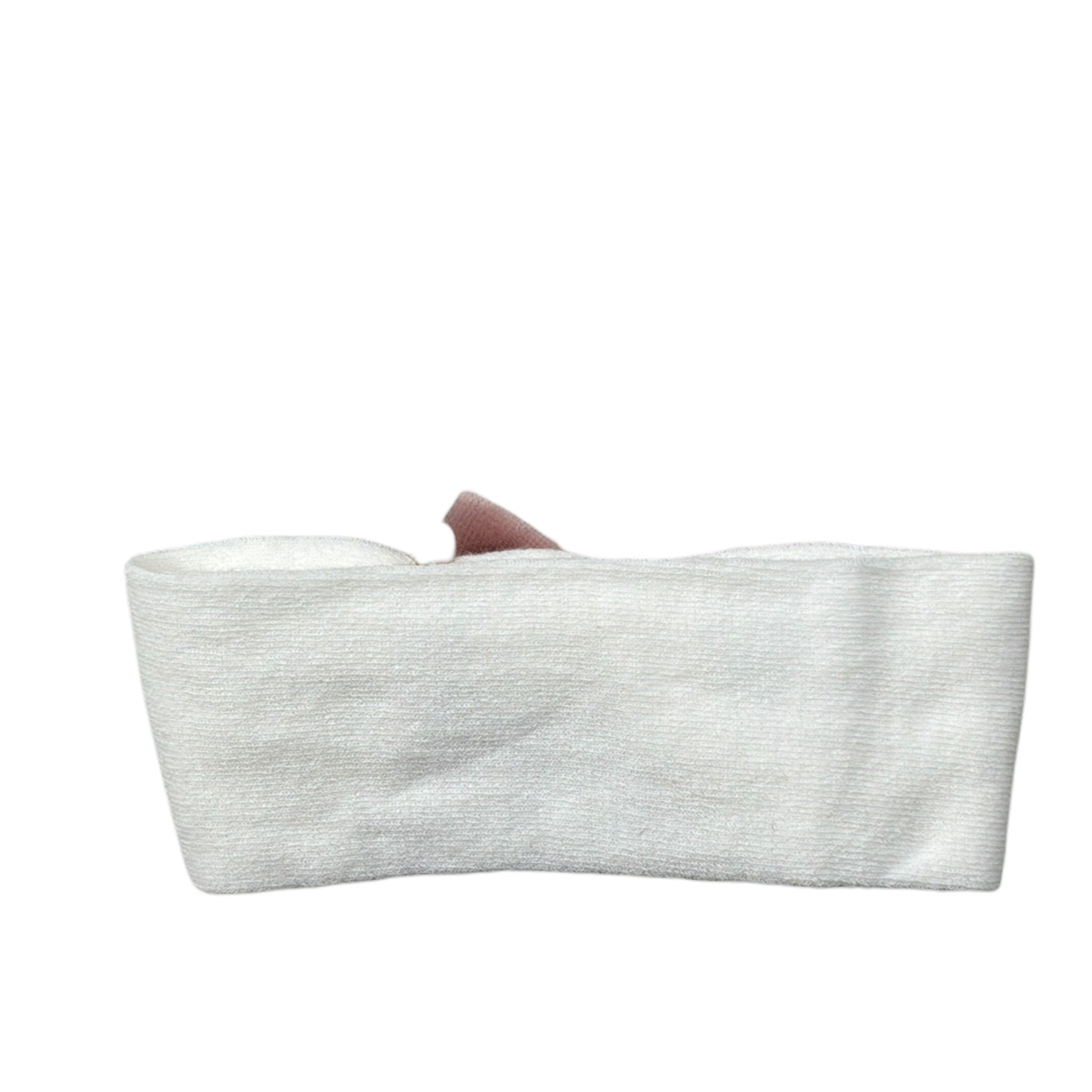 Ninnaoh Fascia tinta unita con Fiocco Bianco/Rosa per Neonata PR219759 BIANCO/ROSA NINNAOH 