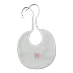 Ninnaoh Bavetta Bicolore con Stampa Bianco/Rosa per Neonata PR219760 BIANCO/ROSA NINNAOH 