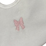 Ninnaoh Bavetta Bicolore con Stampa Bianco/Rosa per Neonata PR219760 BIANCO/ROSA NINNAOH 