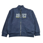 North Sails Felpa tinta unita con Zip Blu per Bambino NBA26021FE BLU NORTH SAILS 