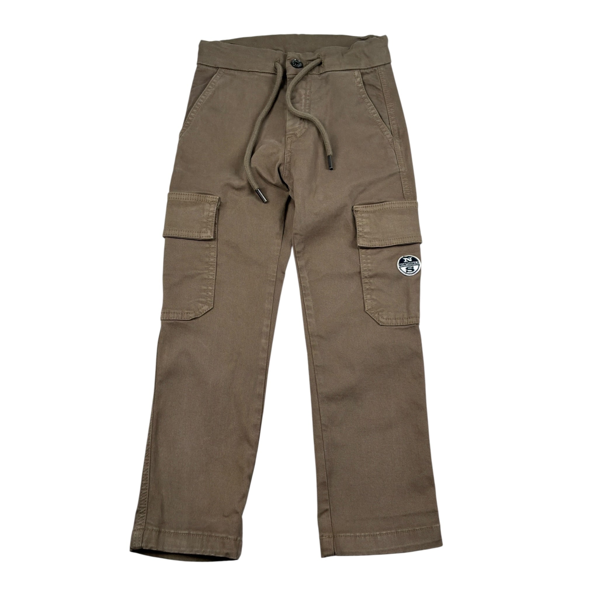 North Sails Pantalone tinta unita con Girovita Regolabile Fango per Bambino NBA26028PA FANGO NORTH SAILS 