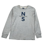 North Sails Shirt tinta unita Girocollo con Logo Grigio per Bambino NBA26039TS GRIGIO NORTH SAILS 