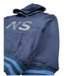 North Sails Felpa Chiusa con Cappuccio tinta unita Blu per Bambino NBA26044FE BLU NORTH SAILS 
