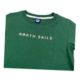 North Sails T-Shirt tinta unita con Stampa Verde per Bambino NBA26058TS VERDE NORTH SAILS 