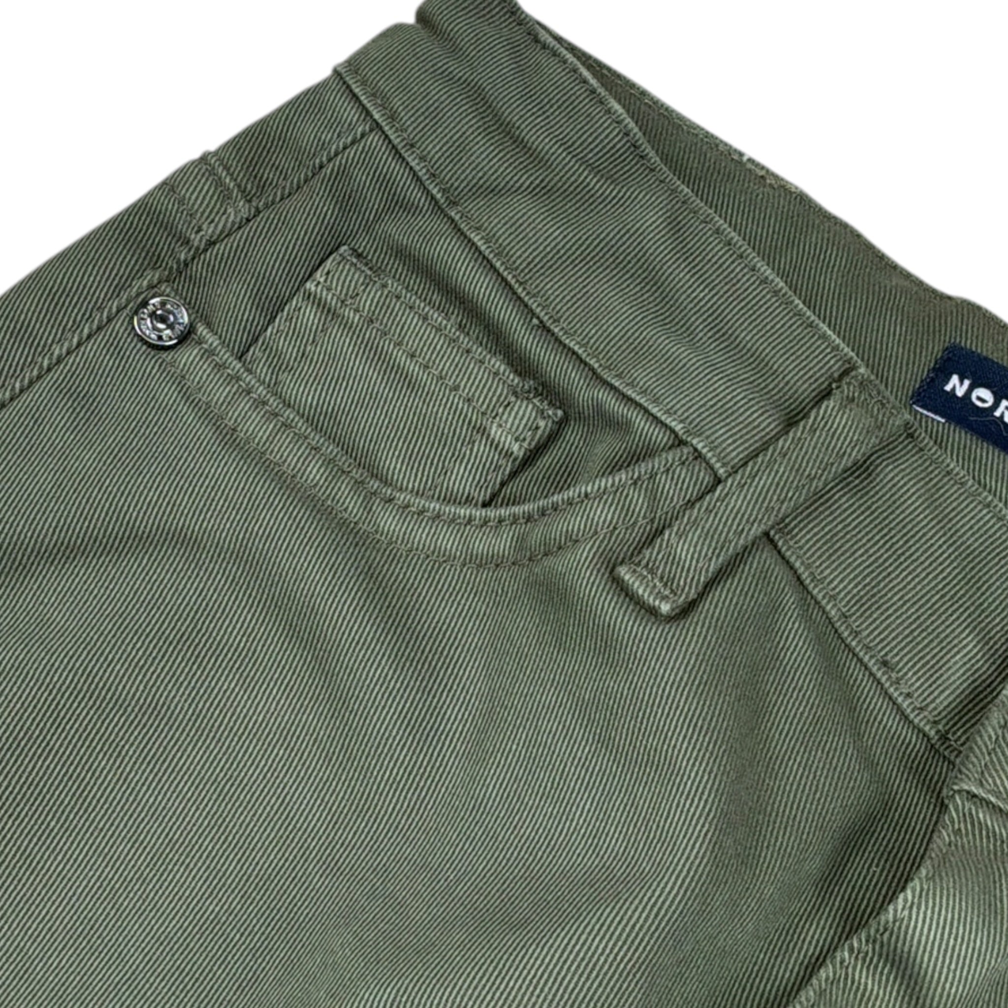 North Sails Pantalone tinta unita con Girovita Regolabile Verde per Bambino NBA26069PA VERDE NORTH SAILS 