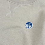 North Sails Felpa Girocollo tinta unita con Logo Beige per Bambino NBA26079FE BEIGE NORTH SAILS 