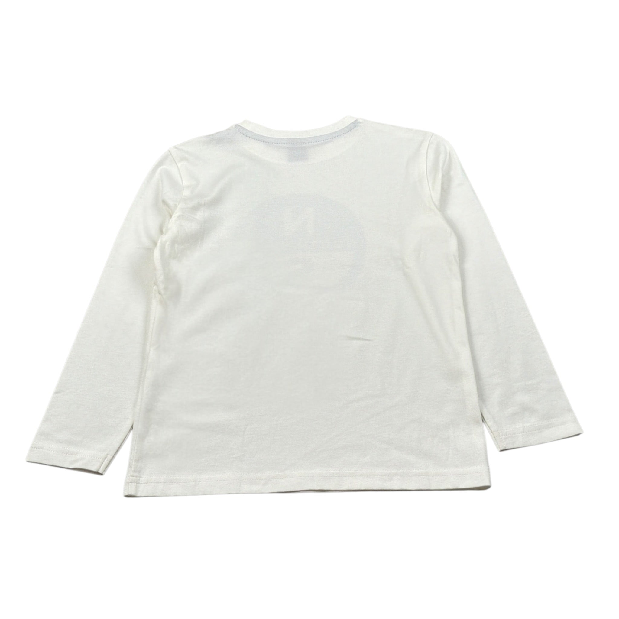 North Sails Shirt Girocollo tinta unita On Stampa Panna per Bambino NBA26088TS PANNA NORTH SAILS 