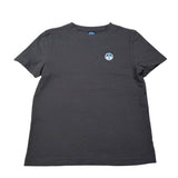 North Sails T-Shirt Girocollo tinta unita con Lofo Grigio per Bambino NBA26091TS GRIGIO NORTH SAILS 