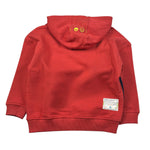 North Sails Felpa tinta unita con Zip E Cappuccio Rosso per Bambino NBA26105FE ROSSO NORTH SAILS 