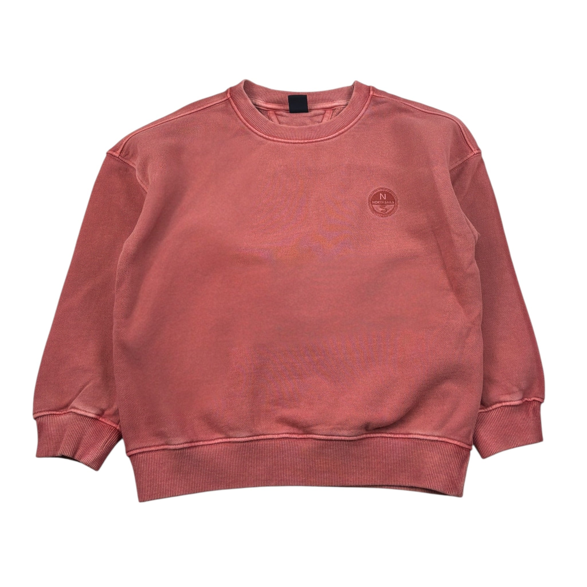 North Sails Felpa tinta unita Girocollo Rosa per Bambino NBA26107FE ROSA NORTH SAILS 