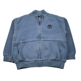 North Sails Felpa con Zip tinta unita con Logo Azzurro per Bambino NBA26108FE AZZURRO NORTH SAILS 
