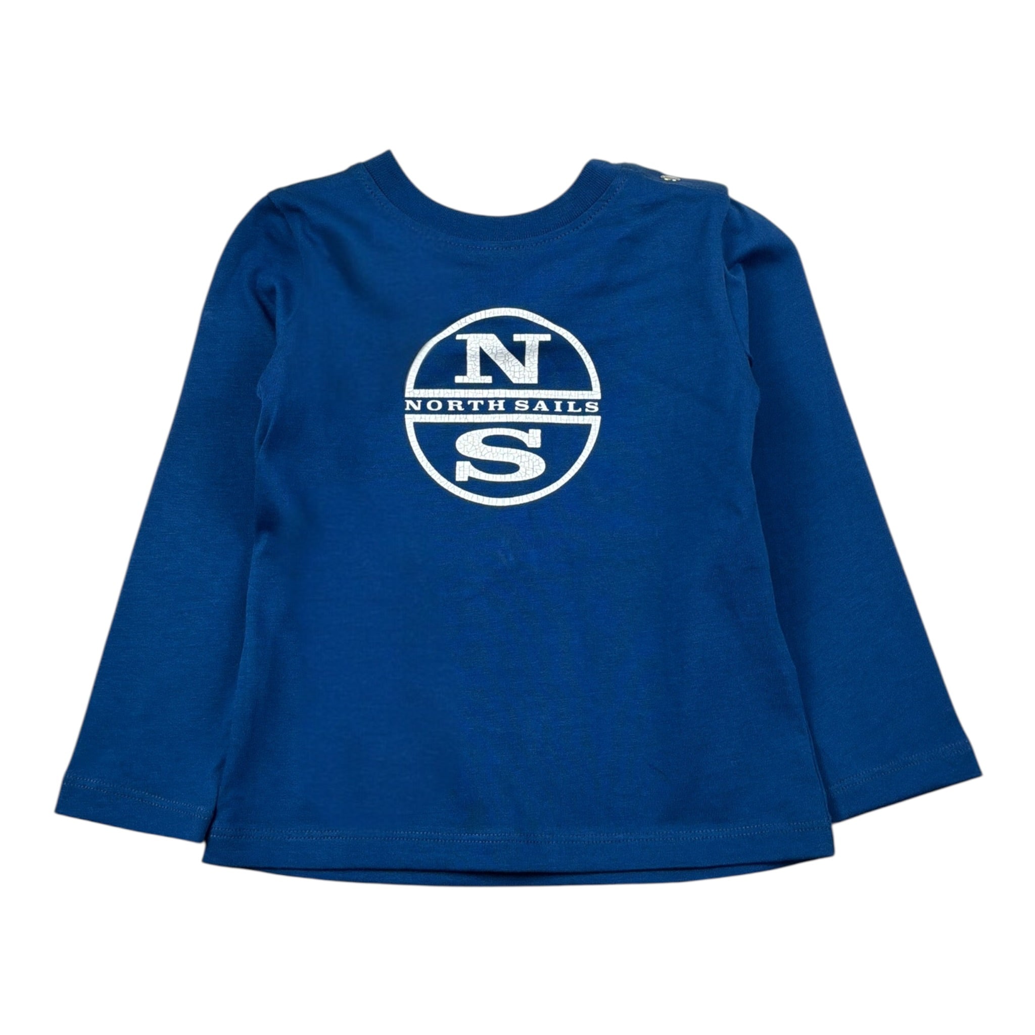 North Sails Shirt tinta unita con Stampa Blu per Neonato NIA26010TS BLU NORTH SAILS 