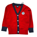 North Sails Cardigan tinta unita con Profili In Contrasto Rosso per Neonato NIA26012CD ROSSO NORTH SAILS 