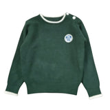 North Sails Maglia tinta unita con Logo Verde per Neonato NIA26021MA VERDE NORTH SAILS 