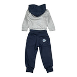 North Sails Completo 2Pz Bicolore Felpa-Pantalone Grigio/Blu per Neonato NIA26034CF GRIGIO/BLU NORTH SAILS 