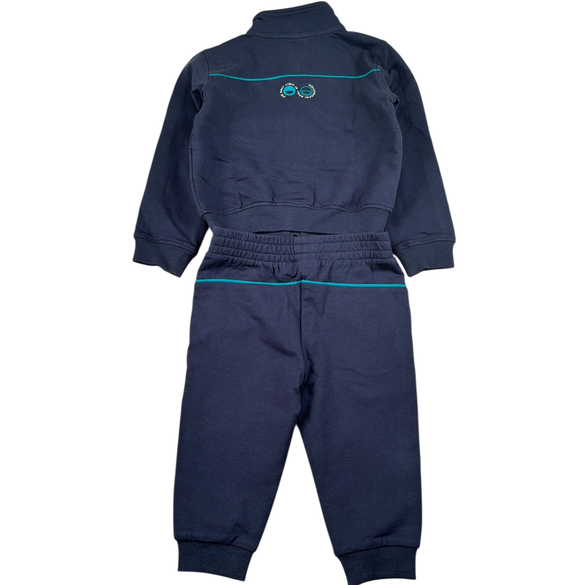 North Sails Completo 2Pz Felpa-Pantalone Blu per Neonato NIA26039CF BLU NORTH SAILS 