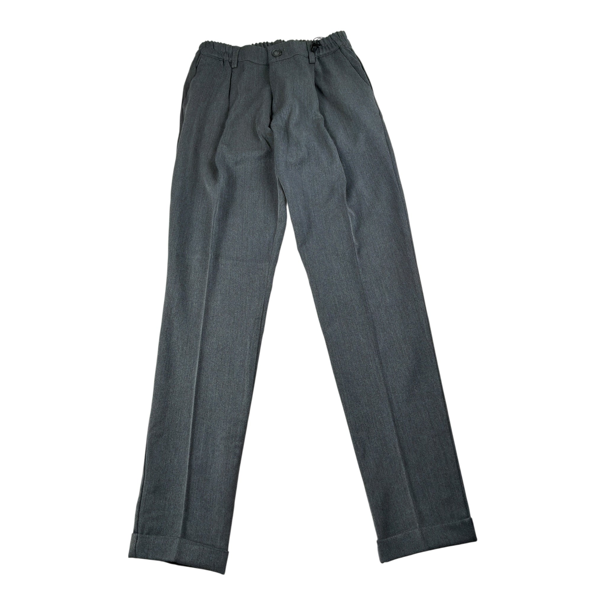 Numbers Pantalone tinta unita con Elastico In Vita Grigio per Bambino 25I157 GRIGIO NUMBERS 