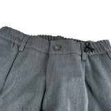 Numbers Pantalone tinta unita con Elastico In Vita Grigio per Bambino 25I157 GRIGIO NUMBERS 