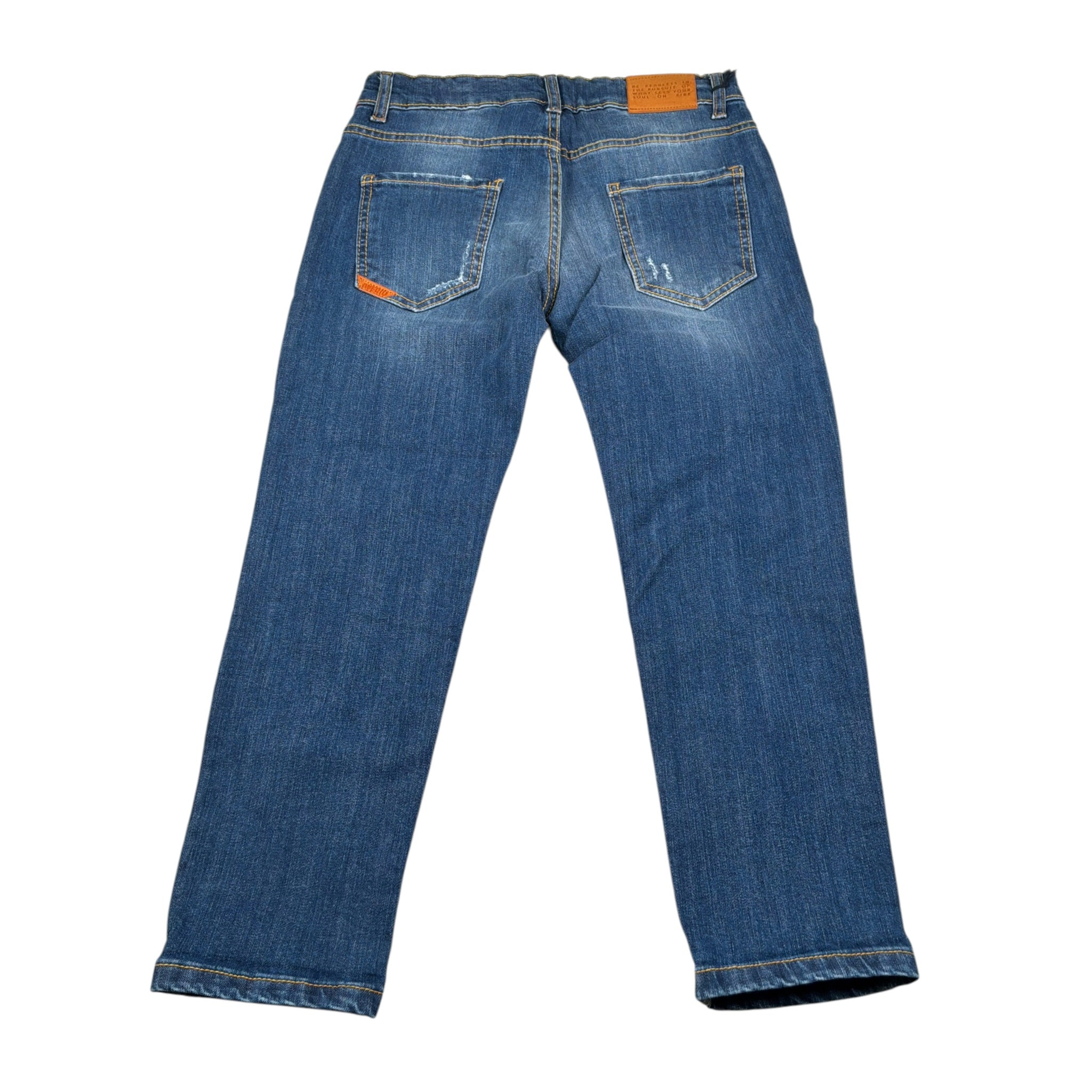 Odk Jeans tinta unita Girovita Regolabile Blu per Bambino 510625 BLU ODK 