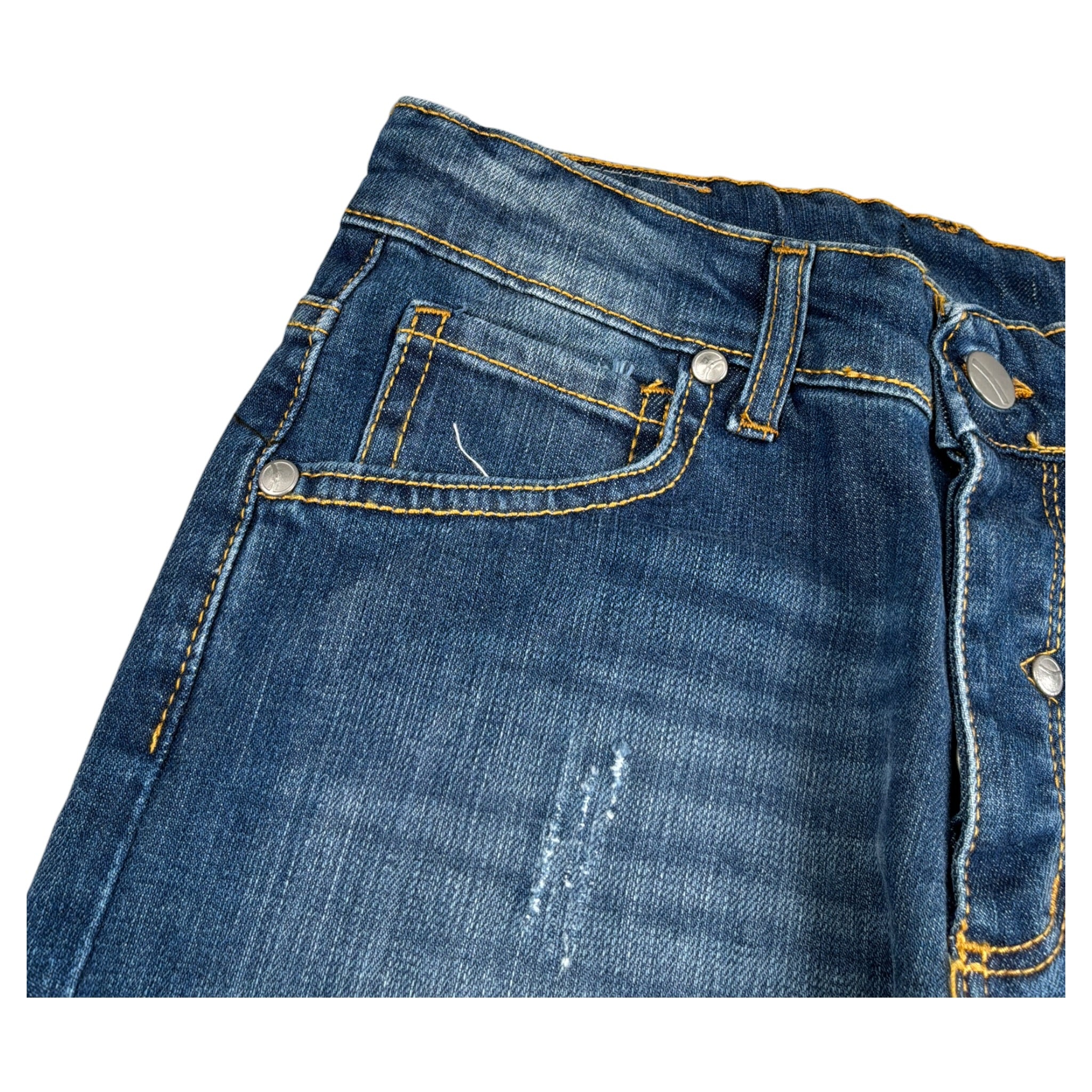 Odk Jeans tinta unita Girovita Regolabile Blu per Bambino 510625 BLU ODK 