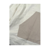 Odk Felpa Chiusa con Cappuccio tinta unita Panna per Bambino 51385 PANNA ODK 