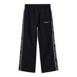 Off-White Pantalone tinta unita con Elastico In Vita Nero per Bambino OBCH009F24 NERO OFF-WHITE 