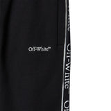Off-White Pantalone tinta unita con Elastico In Vita Nero per Bambino OBCH009F24 NERO OFF-WHITE 