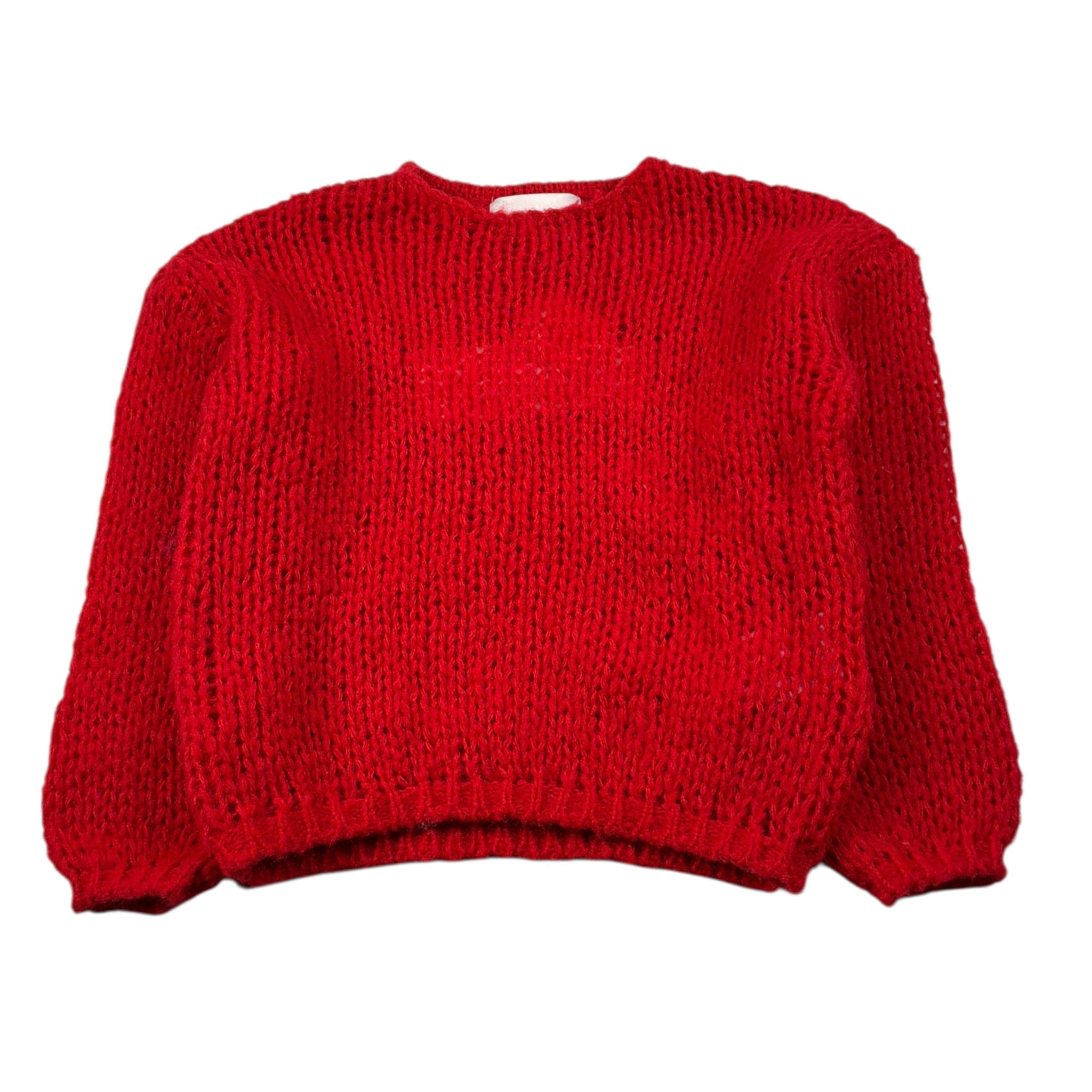 Only Maglia Girocollo tinta unita Rosso per Bambina 15289127 ROSSO ONLY 