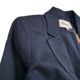 Only Giacca Tinta Nita Blu per Bambina 15356032 BLU ONLY 