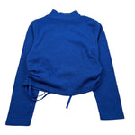 Onyx Maglia Mezzo Collo tinta unita Cobalto per Bambina 18814 COBALTO ONYX 