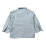 Paio Crippa Camicia Manica Lunga tinta unita Azzurro per Neonato TAMBORO AZZURRO PAIO CRIPPA 