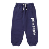 Palm Angels Pantalone Modello Tuta tinta unita con Logo Blu per Bambino PBCH002F22FLE0014601 BLU PALM ANGELS 