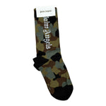Palm Angels Calzino tinta unita con Fantasia Militare Verde per Bambino PBRA2005F23 VERDE PALM ANGELS 