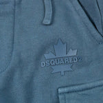 Dsquared2 Pantalone Modello Tuta tinta unita Petrolio per Neonato DQ2868 PETROLIO DSQUARED2 