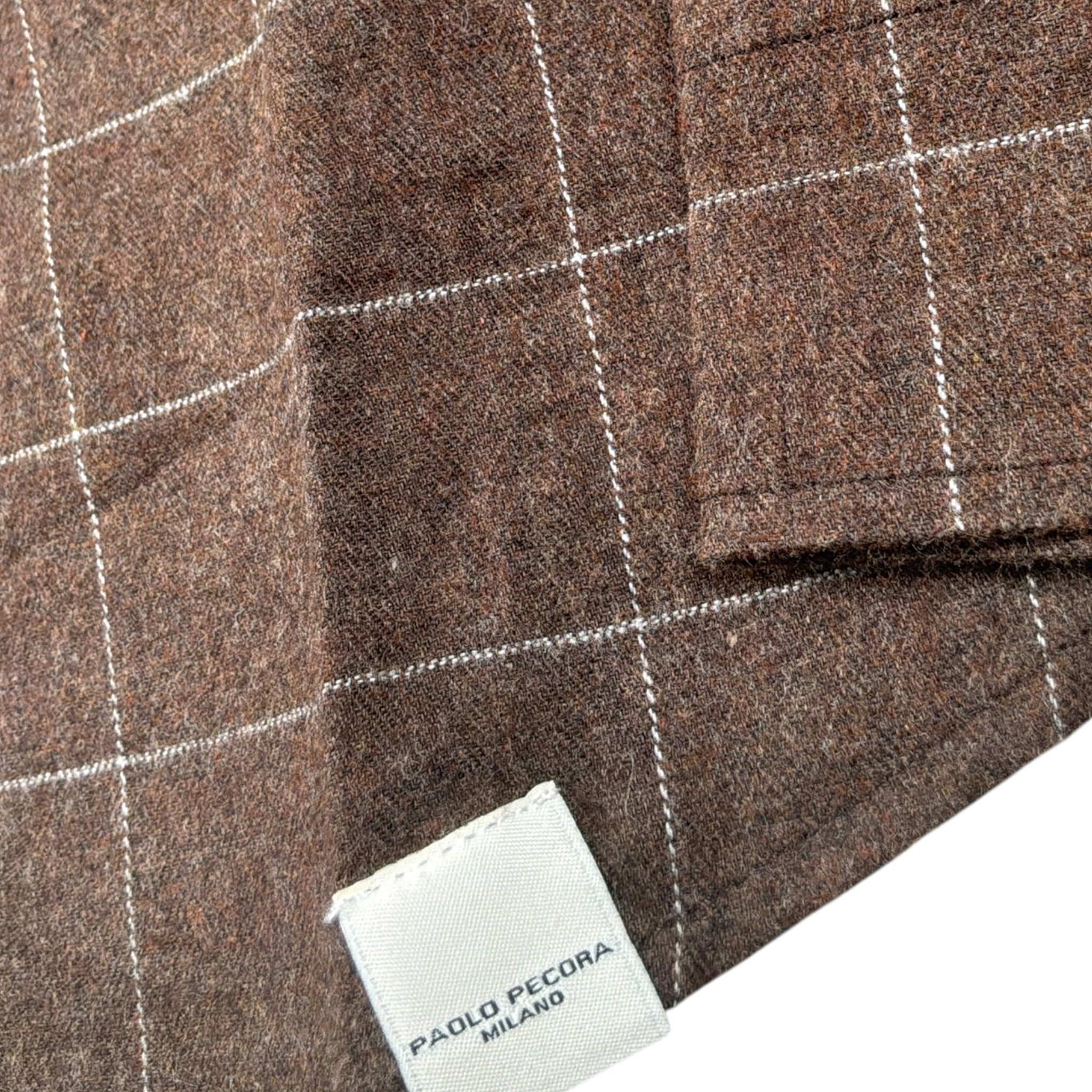 Paolo Pecora Camicia Manica Lunga tinta unita Marrone per Bambino PP3813X MARRONE PAOLO PECORA 