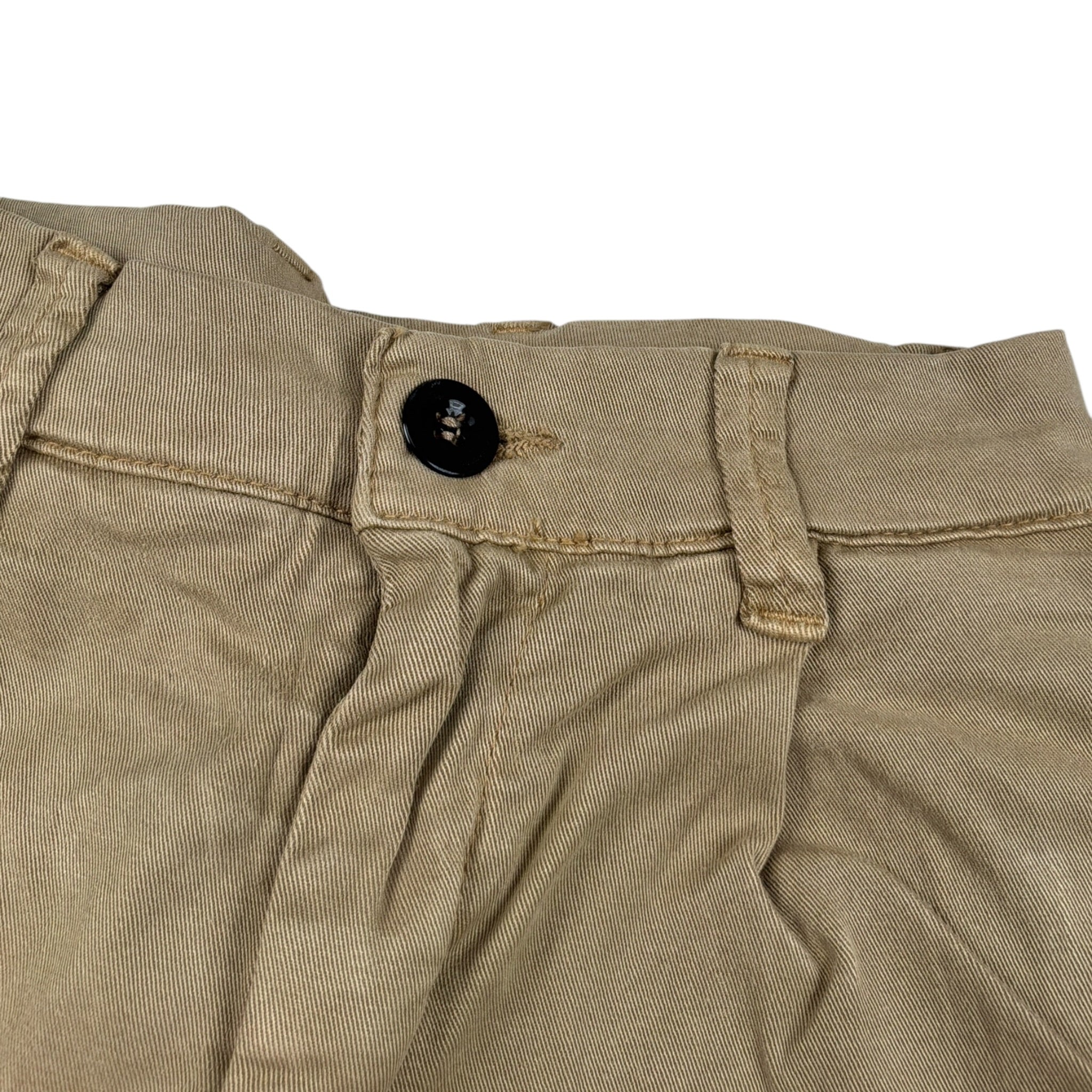 Paolo Pecora Pantalone tinta unita con Girovita Regolabile Beige per Neonato PP3856NX BEIGE PAOLO PECORA 