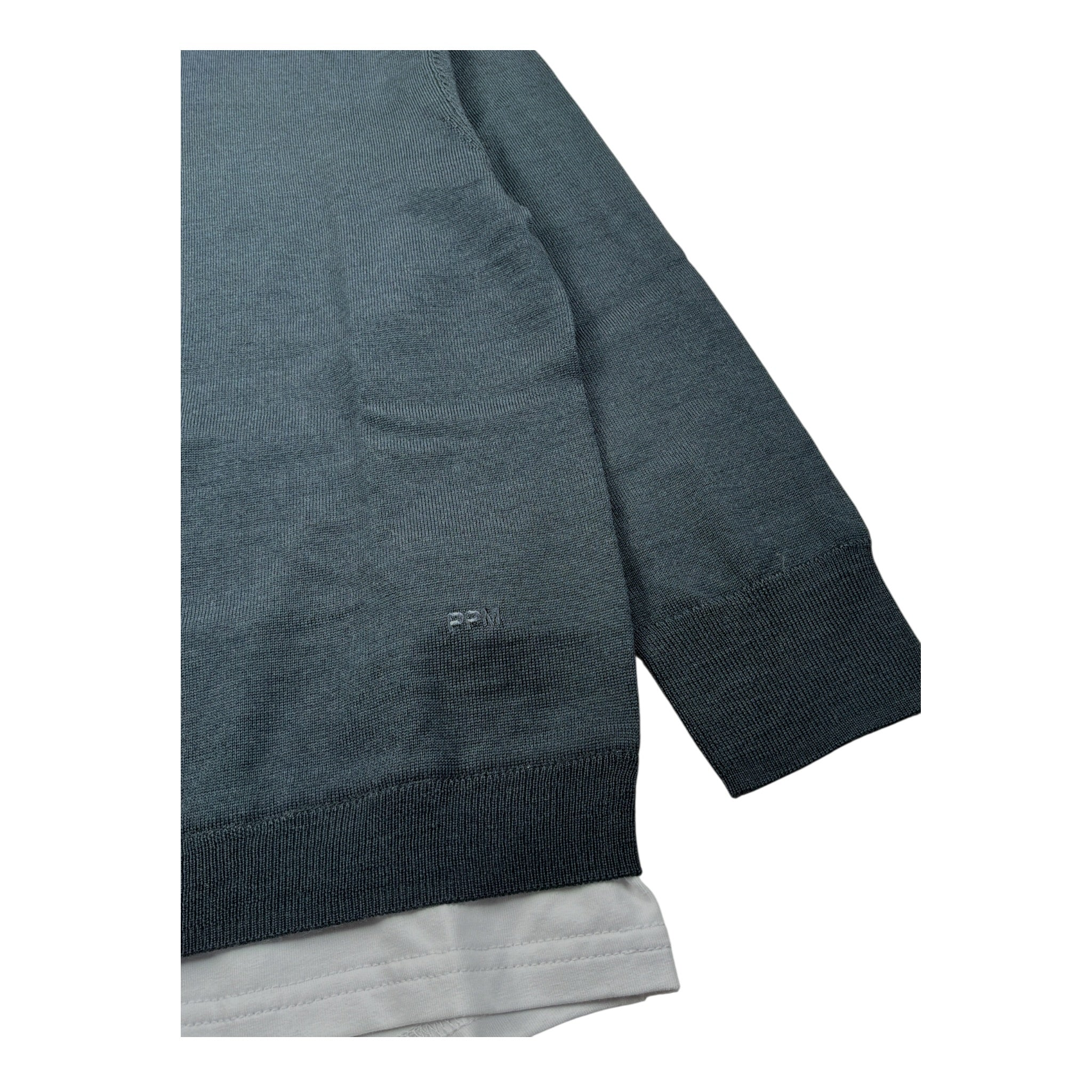 Paolo Pecora Maglia Collo Alto tinta unita Grigio per Bambino PP4087 GRIGIO PAOLO PECORA 