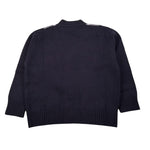 Paolo Pecora Cardigan tinta unita Fantasia Rombi Blu per Bambino PP4088X BLU PAOLO PECORA 
