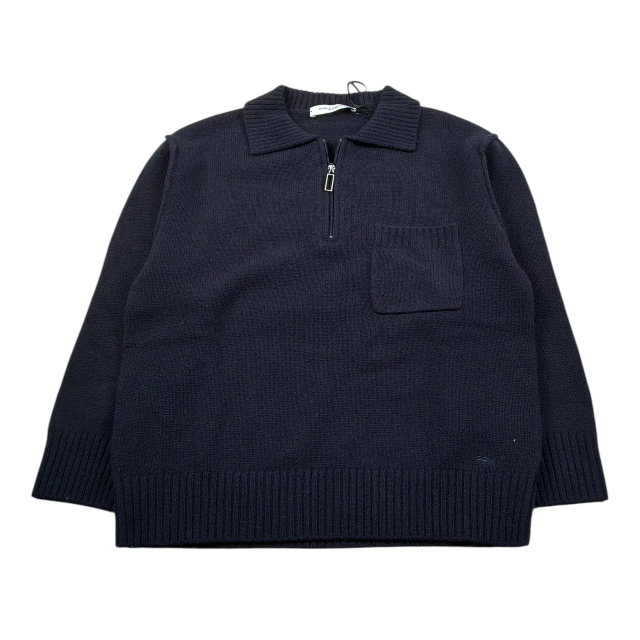Paolo Pecora Maglia tinta unita con Colletto Blu per Bambino PP4097 BLU PAOLO PECORA 