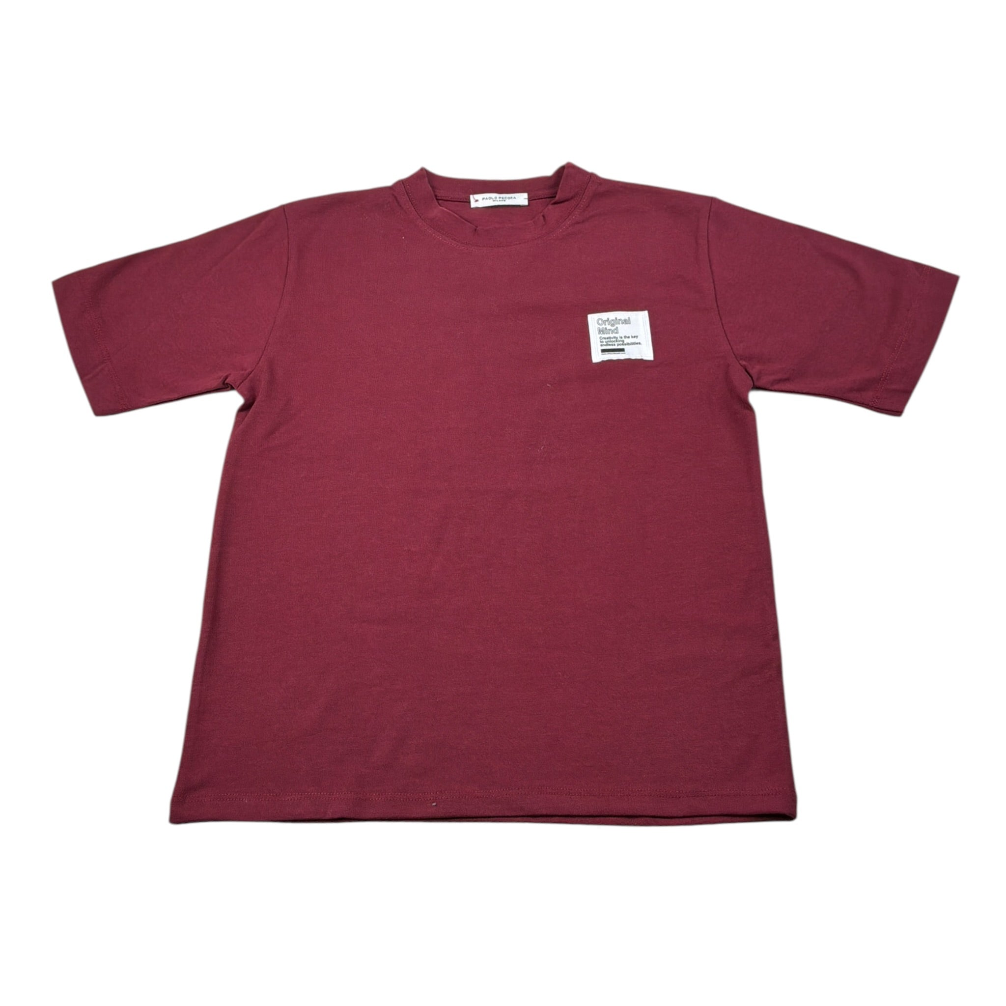 Paolo Pecora T-Shirt Girocollo tinta unita Bordeaux per Neonato PP4124 BORDEAUX PAOLO PECORA 