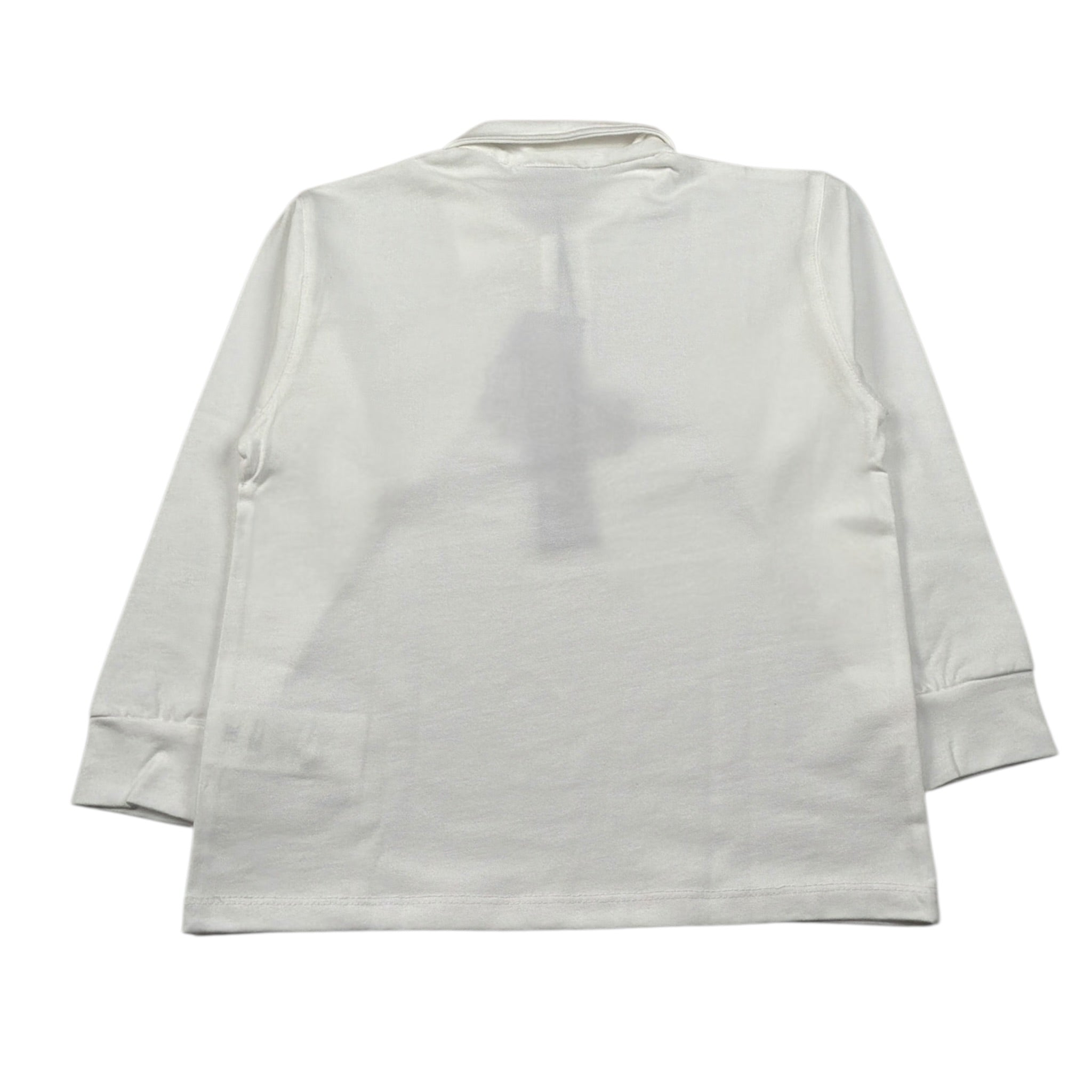 Paolo Pecora Polo Manica Lunga tinta unita Bianco per Bambino PP4125 BIANCO PAOLO PECORA 