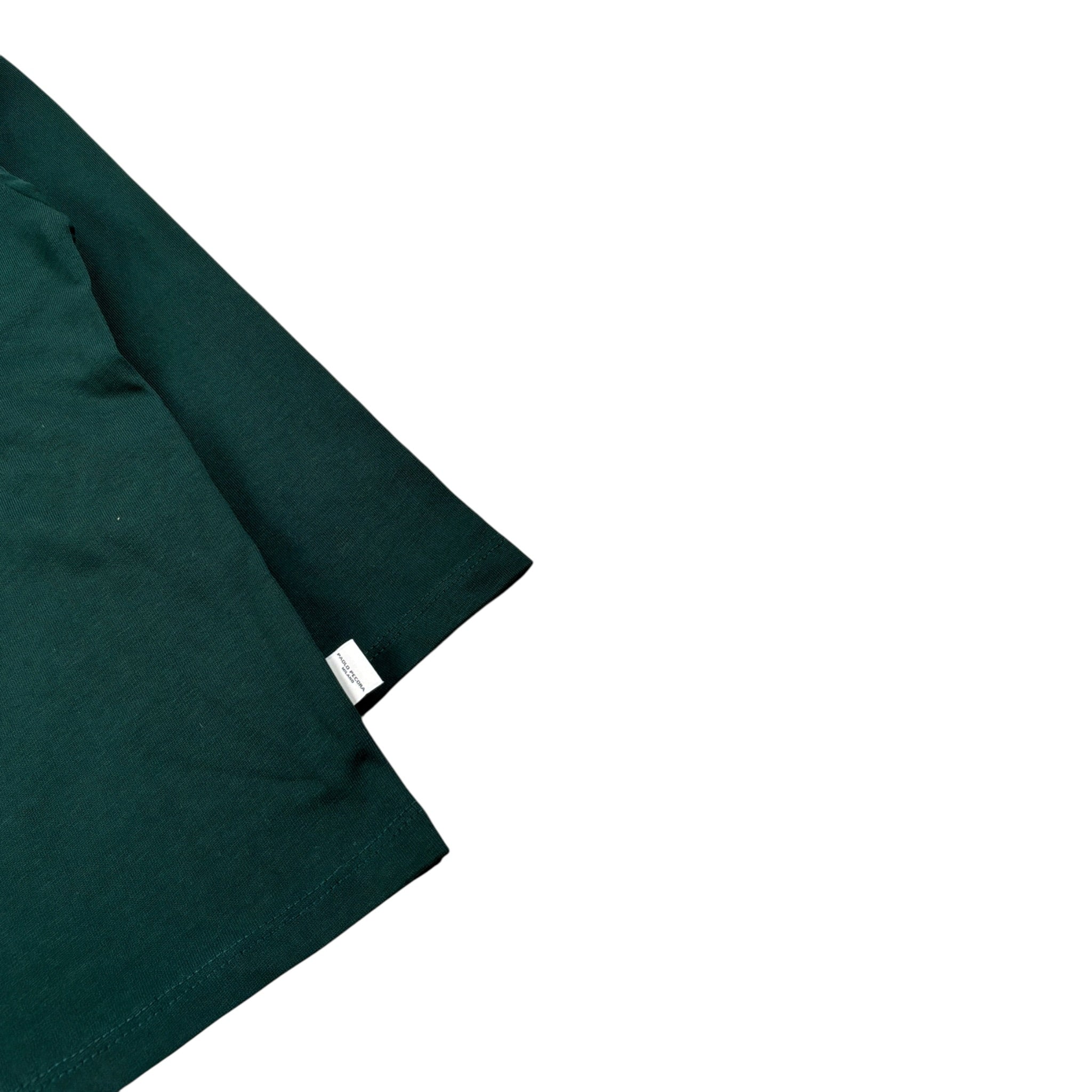 Paolo Pecora Shirt tinta unita con Stampa Verde per Bambino PP4131 VERDE PAOLO PECORA 