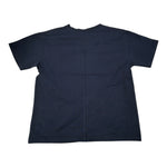Paolo Pecora T-Shirt Girocollo tinta unita con Logo Blu per Bambino PP4139X BLU PAOLO PECORA 