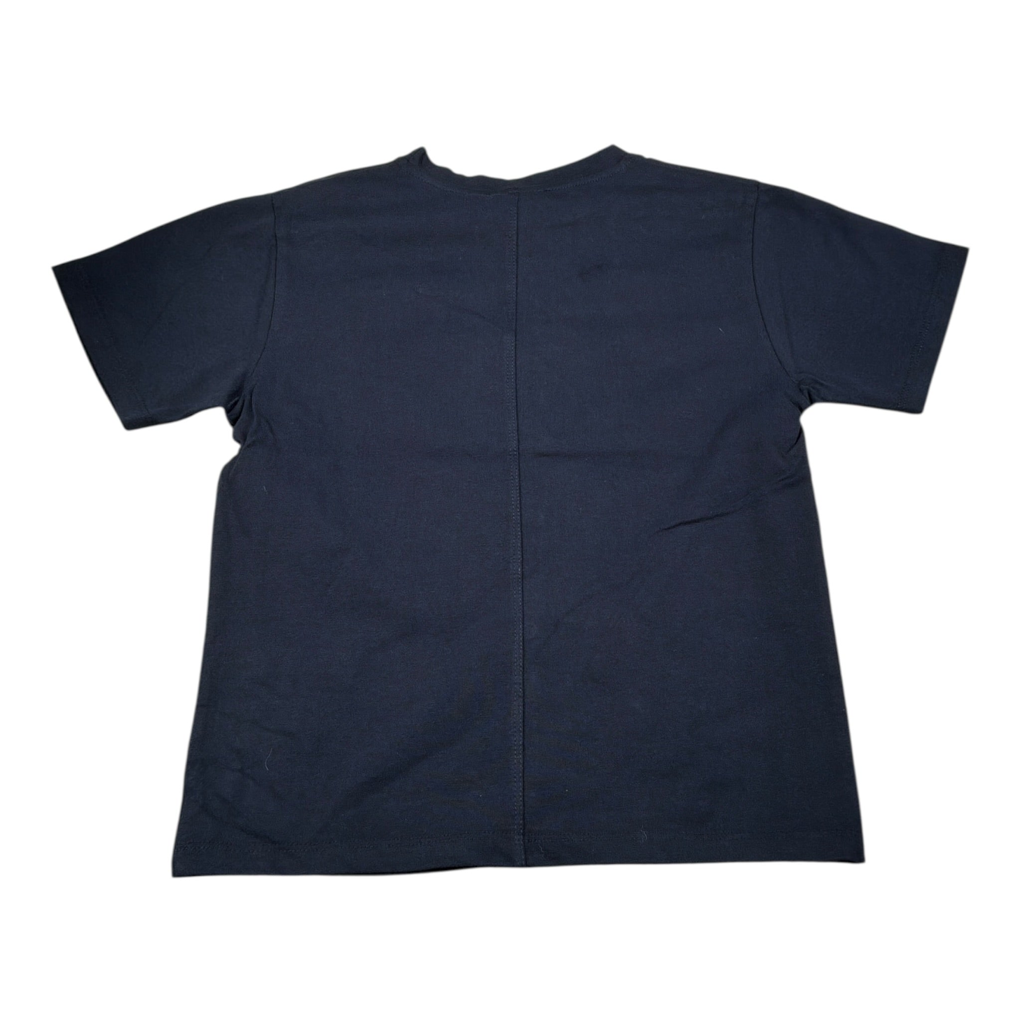 Paolo Pecora T-Shirt Girocollo tinta unita con Logo Blu per Bambino PP4139X BLU PAOLO PECORA 
