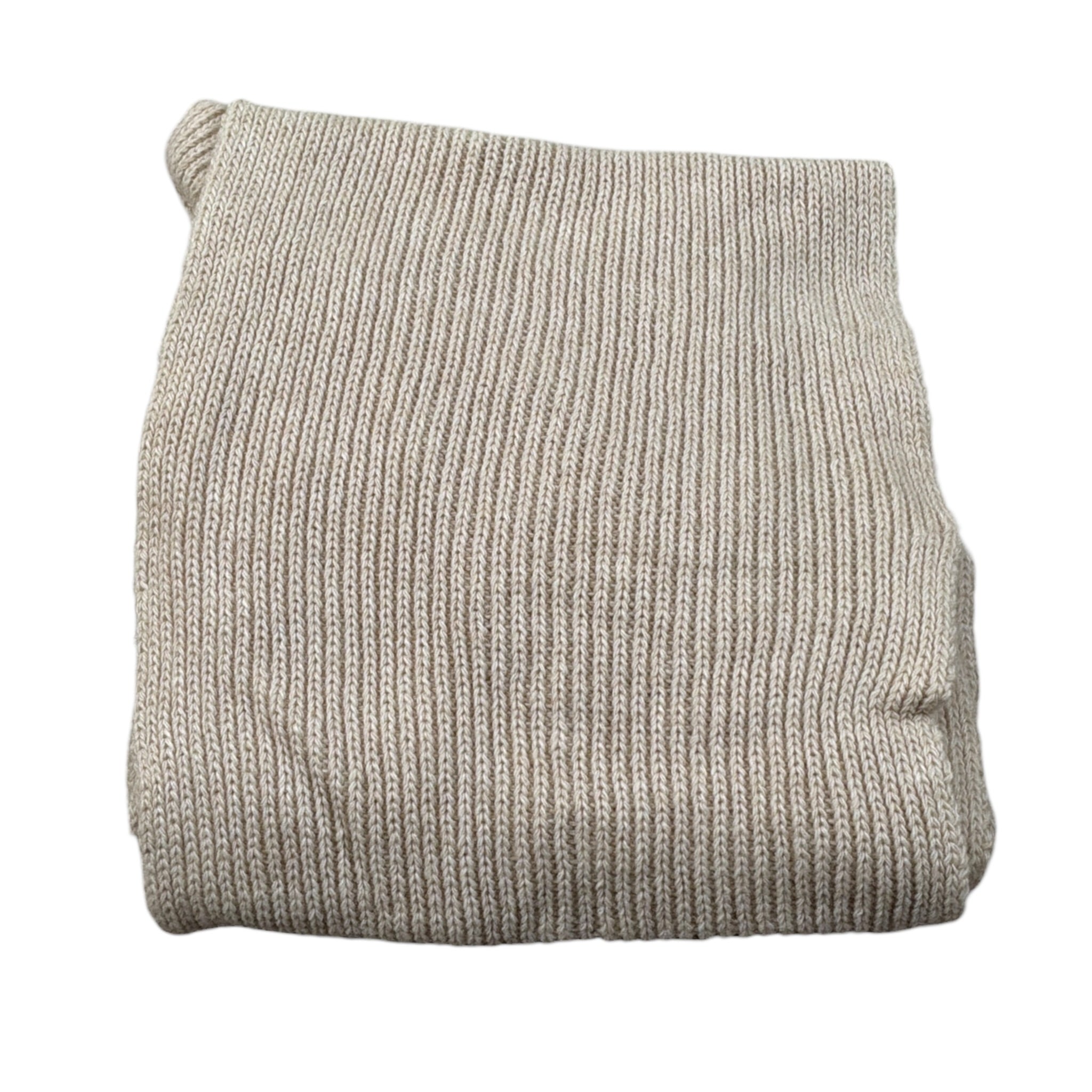 Paolo Pecora Sciarpa tinta unita con Logo Beige per Bambino PP4163 BEIGE PAOLO PECORA 