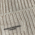 Paolo Pecora Cappello tinta unita con Logo Beige per Bambino PP41644 BEIGE PAOLO PECORA 