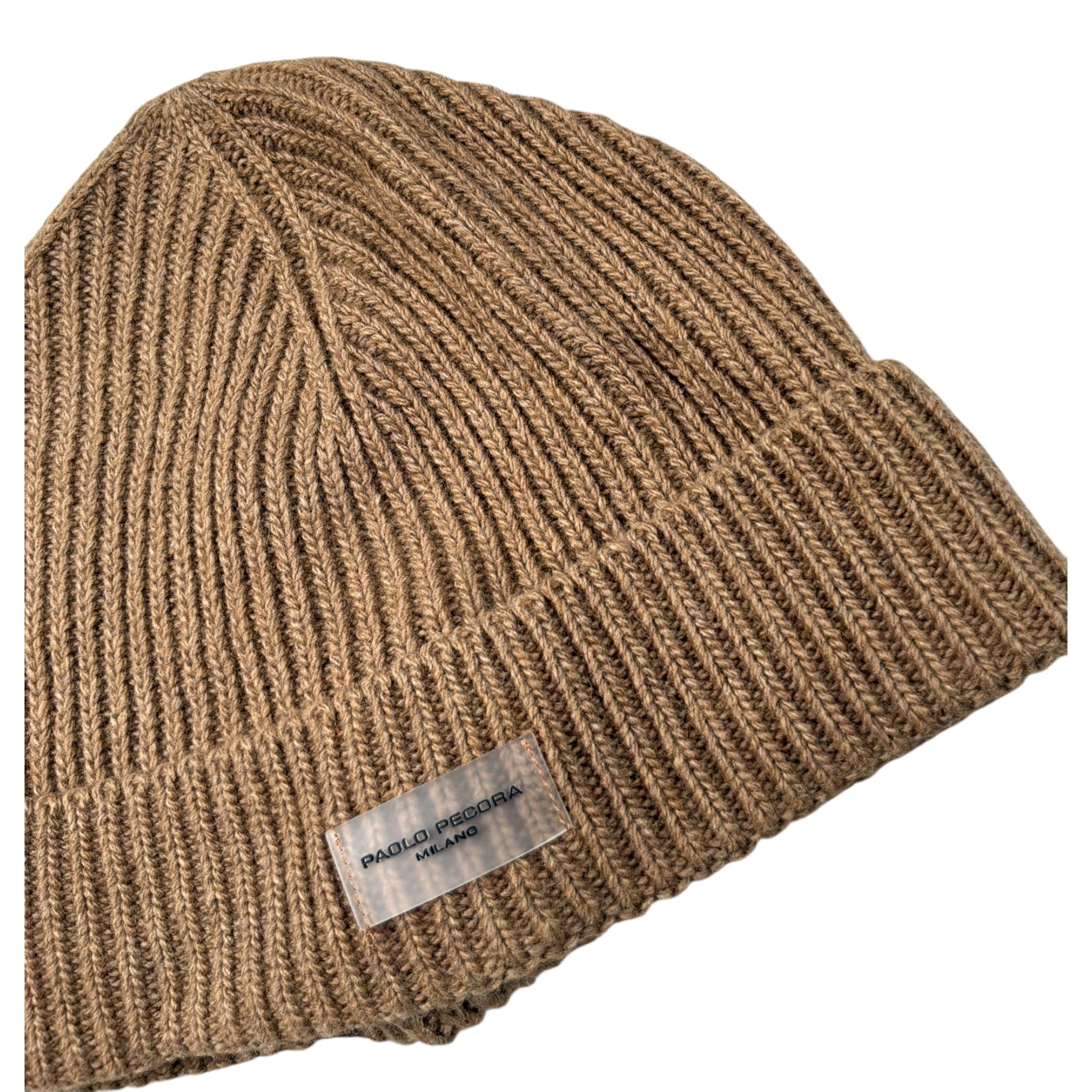 Paolo Pecora Cappello tinta unita con Logo Cammello per Bambino PP41644 CAMMELLO PAOLO PECORA 