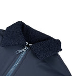 Paolo Pecora Giubbino tinta unita con Zip E Colletto Blu per Bambino PP4168 BLU PAOLO PECORA 