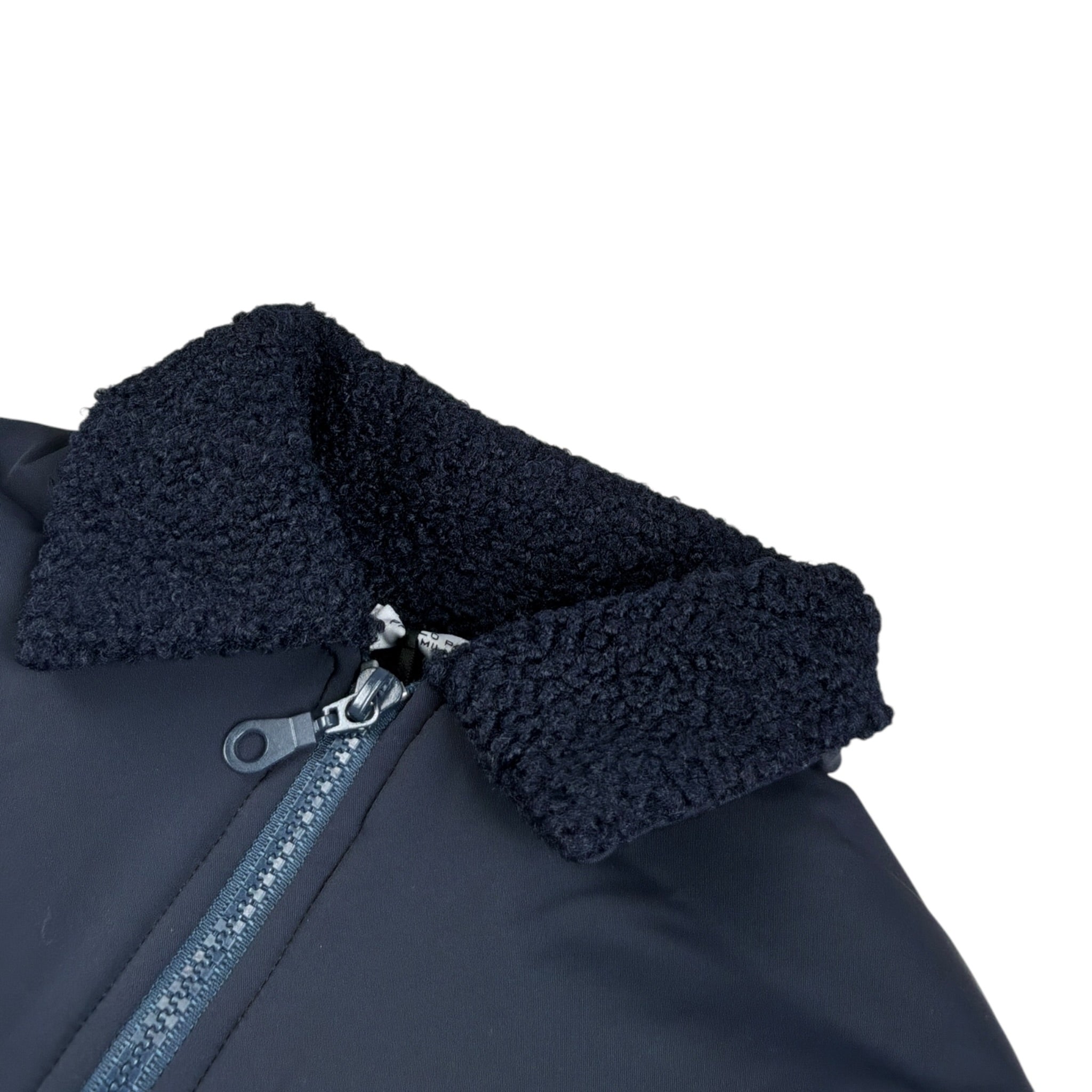 Paolo Pecora Giubbino tinta unita con Zip E Colletto Blu per Bambino PP4168 BLU PAOLO PECORA 